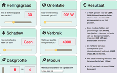 zonnepanelen calculator